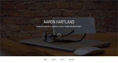 Desktop Screenshot of aaronhartland.com