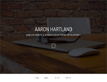 Tablet Screenshot of aaronhartland.com